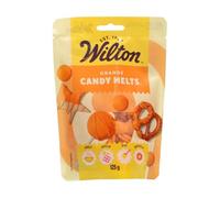 Wilton Candy Melts Orange: Melting Candy with Sweet Creamy Flavour for Molding, Dipping and Decorating, Optimal for Cake Pops, Candies, Cakes and Coating Treats - 125 g