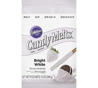 Wilton Candy Melts White Vanilla Flavour 340g - Decorate Cakes, Cookies or Fruit