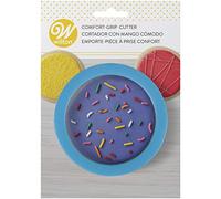 Wilton Comfort-Grip Round Cookie Cutter, Stainless Steel, Silver, Standard