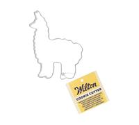 Wilton Cookie Cutter Alpaca: Stainless Steel Cookie Cutters for Biscuits, Cookies, Fondant Decorations and More, Dishwasher Safe - 7,8 cm