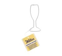 Wilton Cookie Cutter Cocktail Glass: Stainless Steel Cookie Cutters for Biscuits, Cookies, Fondant Decorations and More, Dishwasher Safe - 7,6 cm