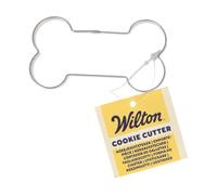 Wilton Cookie Cutter Dog Bone: Stainless Steel Cookie Cutters for Biscuits, Cookies, Fondant Decorations and More, Dishwasher Safe - 6 cm