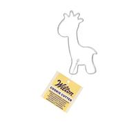 Wilton Cookie Cutter Giraffe: Stainless Steel Cookie Cutters for Biscuits, Cookies, Fondant Decorations and More, Dishwasher Safe - 8 cm