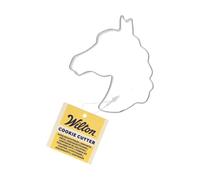 Wilton Cookie Cutter Horse Head: Stainless Steel Cookie Cutters for Biscuits, Cookies, Fondant Decorations and More, Dishwasher Safe - 7,7 cm