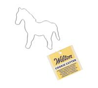 Wilton Cookie Cutter Horse: Stainless Steel Cookie Cutters for Biscuits, Cookies, Fondant Decorations and More, Dishwasher Safe - 6 cm
