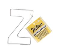 Wilton Cookie Cutter Letter Z: Stainless Steel Alphabet Cookie Cutters for Biscuits, Cookies and Fondant Decorations, Dishwasher Safe - 7,8 cm