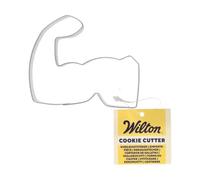 Wilton Cookie Cutter Muscle: Stainless Steel Cookie Cutters for Biscuits, Cookies, Fondant Decorations and More, Dishwasher Safe - 8 cm