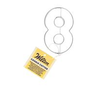 Wilton Cookie Cutter Number 8: Stainless Steel Letters Cookie Cutters for Biscuits, Cookies and Fondant Decorations, Dishwasher Safe - 7,5 cm