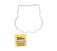 Wilton Cookie Cutter Owl: Stainless Steel Cookie Cutters for Biscuits, Cookies, Fondant Decorations and More, Dishwasher Safe - 9 cm