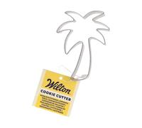 Wilton Cookie Cutter Palm Tree: Stainless Steel Cookie Cutters for Biscuits, Cookies, Fondant Decorations and More, Dishwasher Safe - 6,8 cm