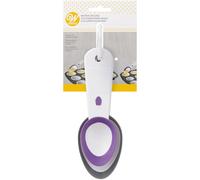 Wilton Cupcake Mixing Spoon Set 2: Dough Spoon, Always The Amount of Dough for Standard and mini Cupcakes and Muffins, Dishwasher Safe, Pack of 2, White