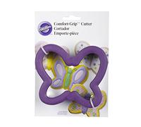 Wilton Decora Comfort-Grip Butterfly Cookie Cutter Set, 10 x 4.5 cm, Stainless Steel, Multicolour, 5cm