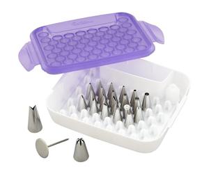 Wilton Decorating Piping Tip Set, 22 Piece