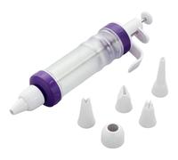 Wilton Dessert Decorator Plus, Cake Decorating Tool, 28 x 5 cm diam (11 x 2 in dia), 4 tips included