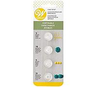 Wilton Disposable Cake Decorating Tips Set, 4-Pieces