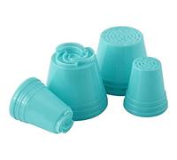 Wilton Easy Bloom Tip Set of 4: Flower, Rose and Succulent Piping Tips - Cake Decorating Tools - Set of 4