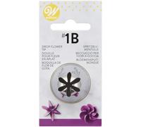Wilton Extra Large Drop Flower Piping Tip #1B, 4.32 x 4.57 x 9.5 cm