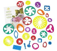 Wilton Gum Paste Flower Cut-Outs Set, 28-Piece