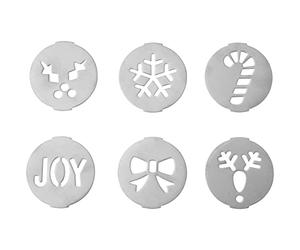 Wilton Holiday Cookie Press Disc Set 6/Pkg-Christmas
