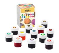 Wilton Icing, 12-Count Gel-Based Food Color, 0.5 Ounce (Pack of 12), Assorted