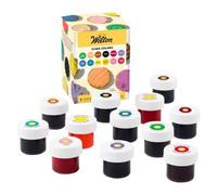 Wilton Icing, 12-Count Gel-Based Food Color, 0.5 Ounce (Pack of 12), Assorted