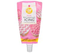 Wilton Icing 8Oz Pouch W/Tips-Pink