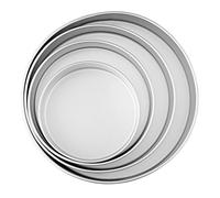 Wilton Large Round Cake Tin Set, Performance Tins, 4-Piece