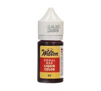 Wilton Liquid Color Blazing Red: Water-Based Food Colouring for Buttercream & Fondant, Vibrant, Longlasting Colors, Waterbased Formula, Enriched with Glycerine - 30 g