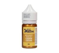 Wilton Liquid Color Bright Gold: Water-Based Food Colouring for Buttercream & Fondant, Vibrant, Longlasting Colors, Waterbased Formula, Enriched with Glycerine - 30 g
