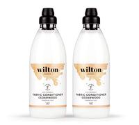 Wilton London Eco-Friendly Fabric Conditioner - Plant-based and Biodegradable Fabric Softener - Packed with Essential Oils - Fresh and Longlasting Cedarwood Scent - Pack of 2 x 1 Litre