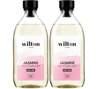 Wilton London Eco Friendly Jasmine Laundry Liquid 30 Washes - Non-Bio - Plant-based & Biodegradable Laundry Detergent - Packed with Essential Oils - Made in UK - 1 Litre (Pack of 2)