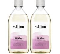 Wilton London Eco Friendly Santal Laundry Liquid 30 Washes - Non-Bio - Plant-based Biodegradable Laundry Detergent - Packed with Essential Oils - Made in UK - 1 Litre (Pack of 2)