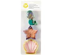 Wilton Mermaid Cookie Cutter Set, 3-Piece