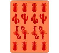 Wilton Mini Tropical Candy Mould, Silicone, Coral, 16 Holes, 2115-3835