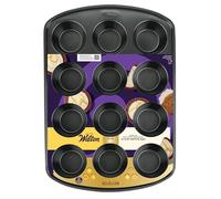 Wilton Muffin and Cupcake Tin Perfect Results, Premium Non Stick Bakeware, 12 Hole