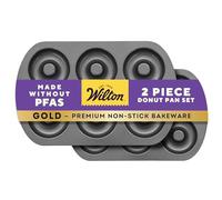 Wilton Non-Stick 6-Cavity Donut Baking Pans, 2-Count