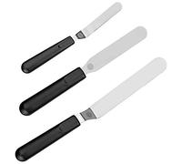 Wilton Palette Knife Spatula Set, 13in, 9in Angled Spatulas and 11in Straight Spatula, 3 Piece Set, Assorted