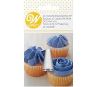 Wilton Piping Tip St Honore Stainless Steel: Cake Decorating Tool, Reusable, Dishwasher Safe, Ideal for Cakes, Muffins, Churros - St Honore