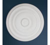 Wilton Plaster - Wcp-01 - Citron Plaster Ceiling Rose - White - 480mm / 19.0In Diameter