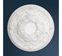 Wilton Plaster - Wcp-05 - Chatsworth Plaster Ceiling Rose - White - 560mm / 22.0In Diameter