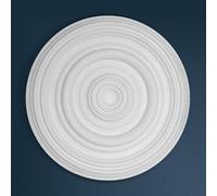 Wilton Plaster - Wcp-10 450 - Mayfair Plaster Ceiling Rose - White - 450mm / 17.5In Diameter