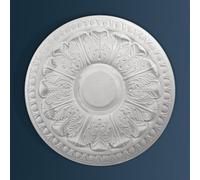 Wilton Plaster - Wcp51 - Somerset Egg And Dart Plaster Ceiling Rose - White - 460mm / 18.0In Diameter