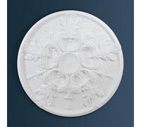 Wilton Plaster - Wcp71 - Kensington Plaster Ceiling Rose - White - 485mm / 19.0In Diameter