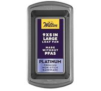 Wilton Platinum Premium Non-Stick Anti-Warp Bakeware, Made Without PFAs, Loaf Pan, 9 x 5 x 2.7 in, Packaging May Vary