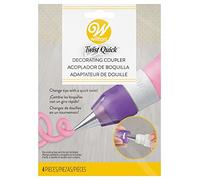 Wilton 411-7367 Quick Twist Coupler System, Plastic, White