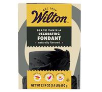 Wilton Ready-to-Use Rolled Fondant Black 680 g