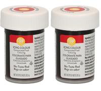 Wilton Red No Taste Gel Icing Colour, 28.3 g (Pack of 2)