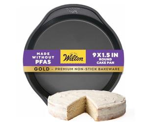 Wilton Round Cake Tin, Perfect Results, Non Stick, 23cm (9in)