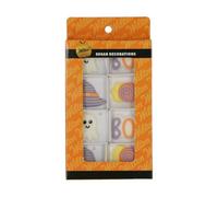 Wilton Sugar Decorations Cute Halloween Set/8: Zuckerdekorationen im Halloween-Stil: Geister, Hexenhüte und BOO!, Perfekt zum Dekorieren von Cupcakes, Kuchen und Keksen - Set/8