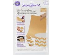 Wilton Sugar Sheet 8 x 11-inch-Gold Shimmer, Other, Multicoloured, 2.12 x 24.86 x 37.56 cm